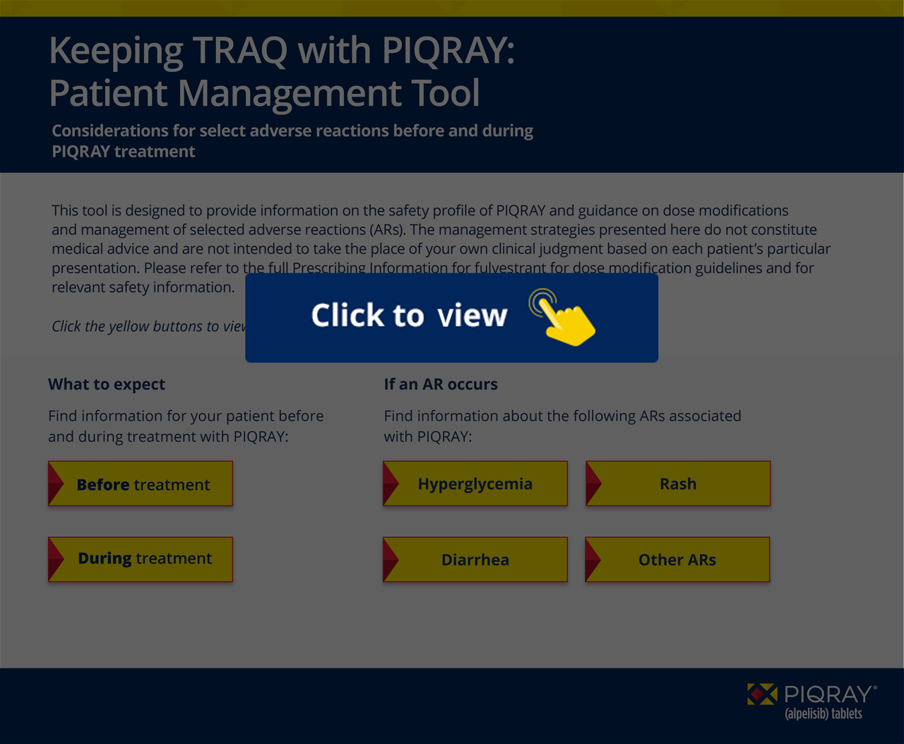 Keeping TRAQ with PIQRAY patient management tool